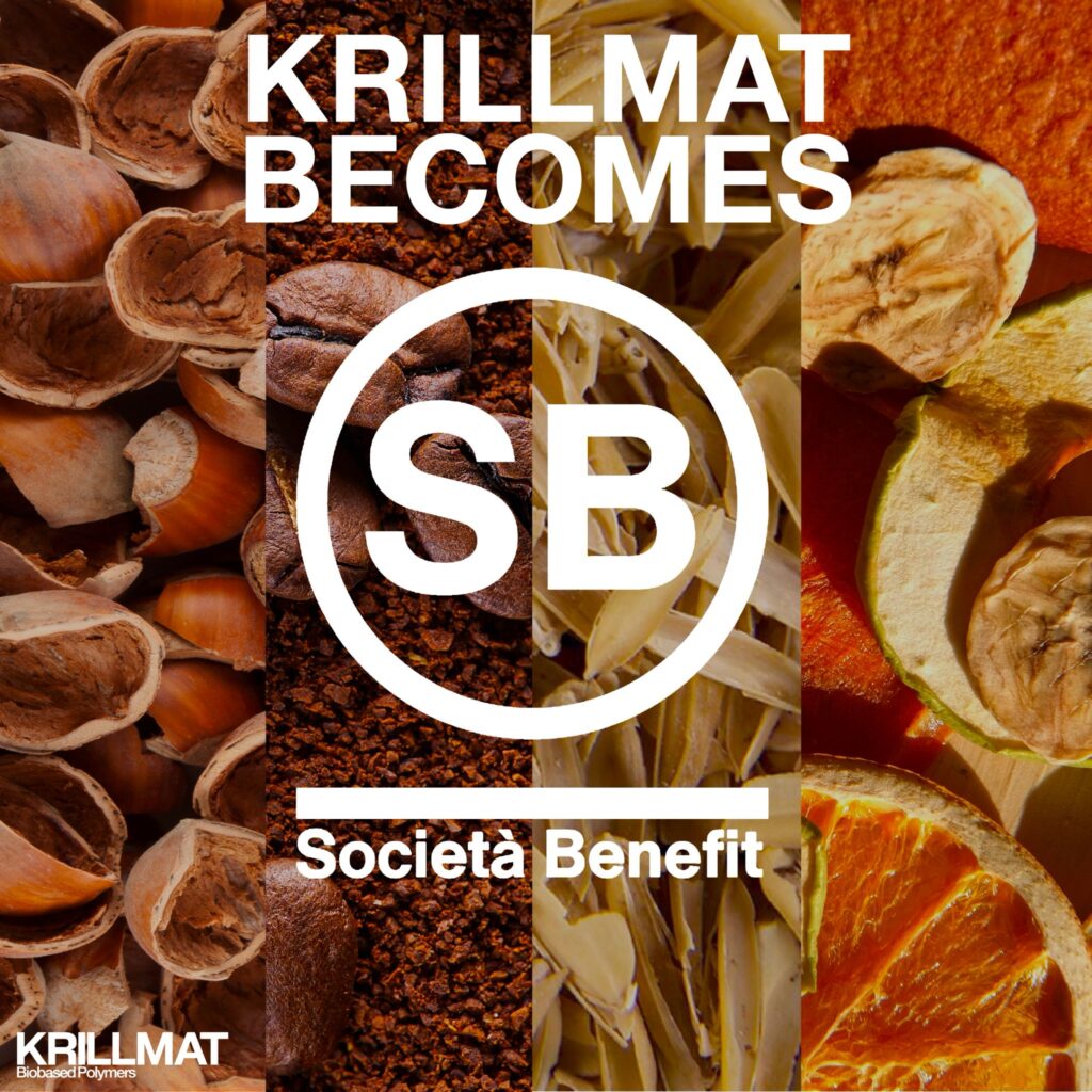 Krillmat becomes S B news graphic with biopolymers in the background