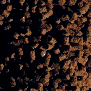 Close-up of Rekrill coffee granules