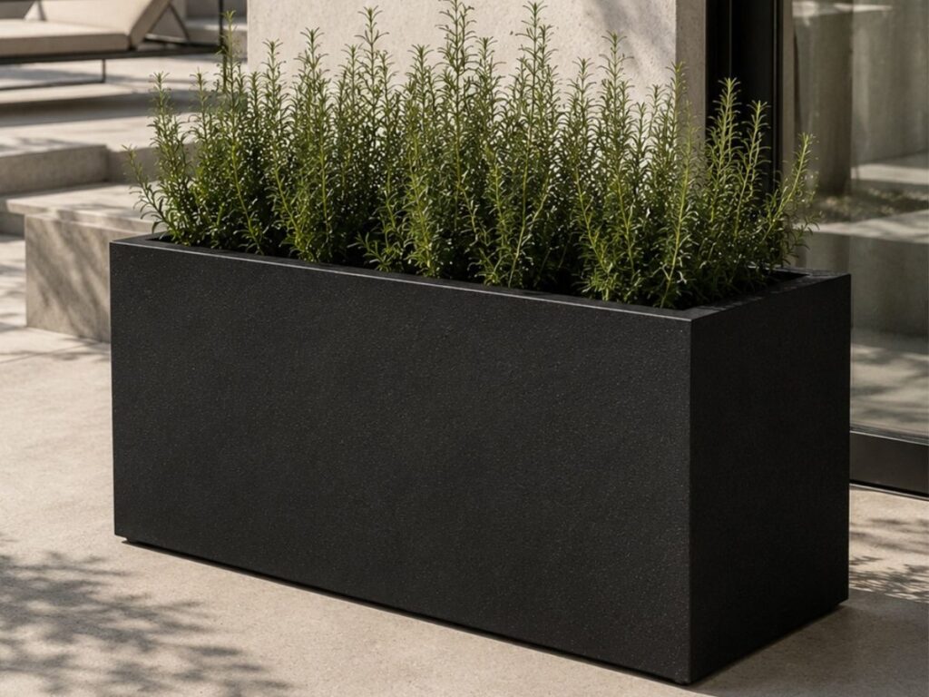 Planter made with Rekrill recyclable materials
